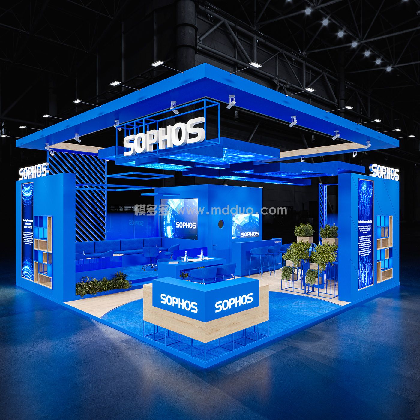 Sophos exhibition stand