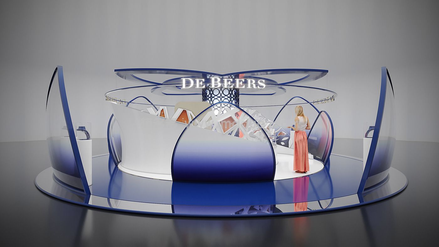 DE BEERS 莲花展台