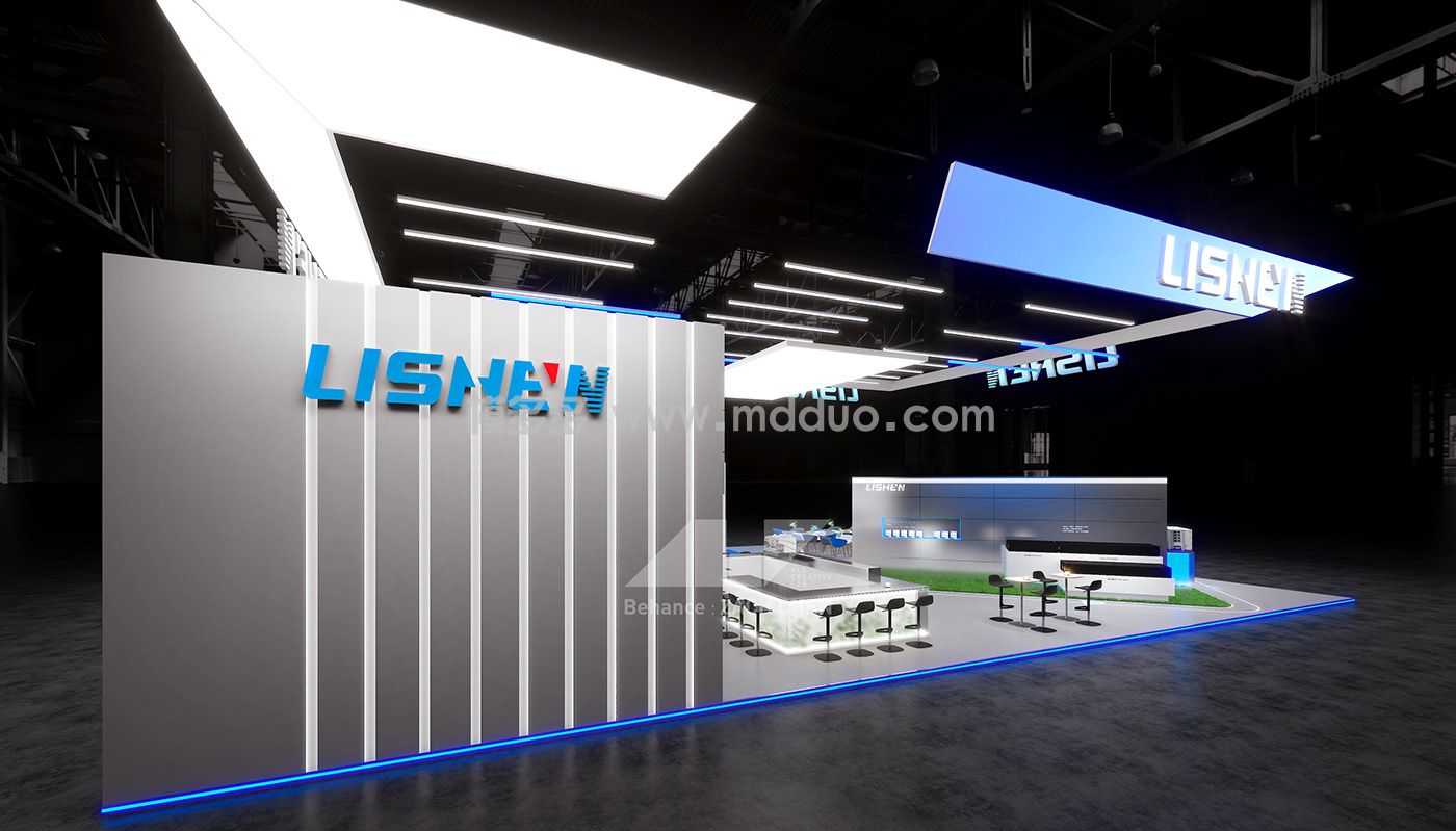 Booth LISHEN 2025 北京储能展展台设计(图4)