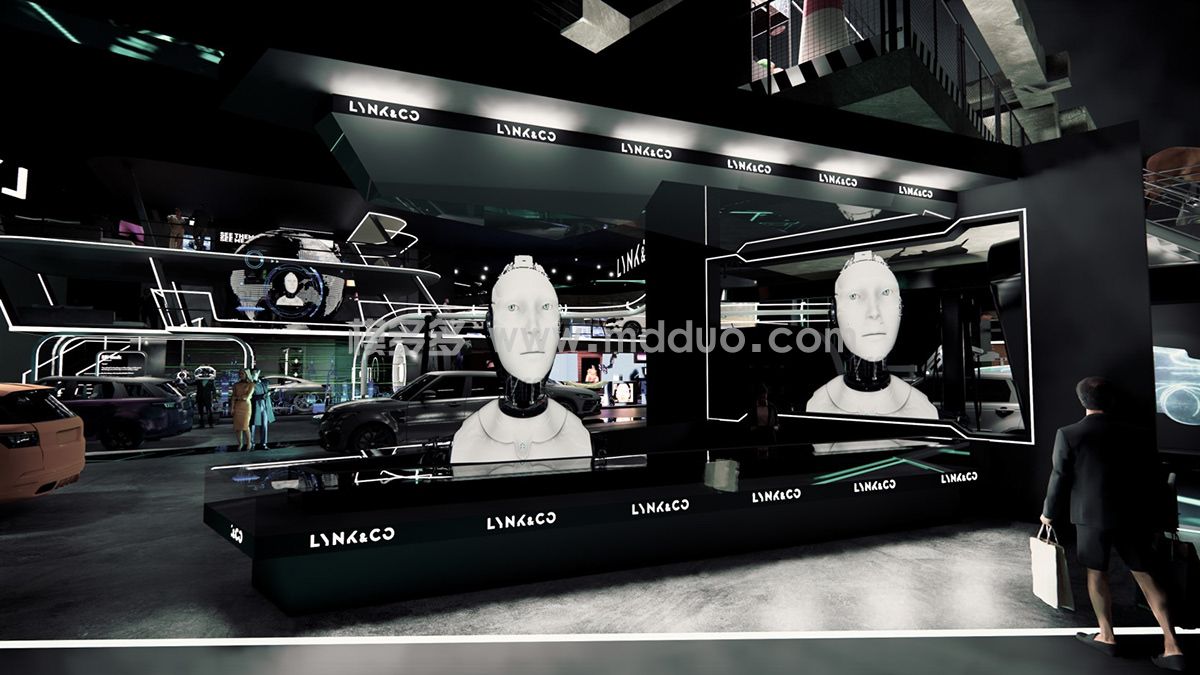 LYNK&CO汽车展台设计(图3)