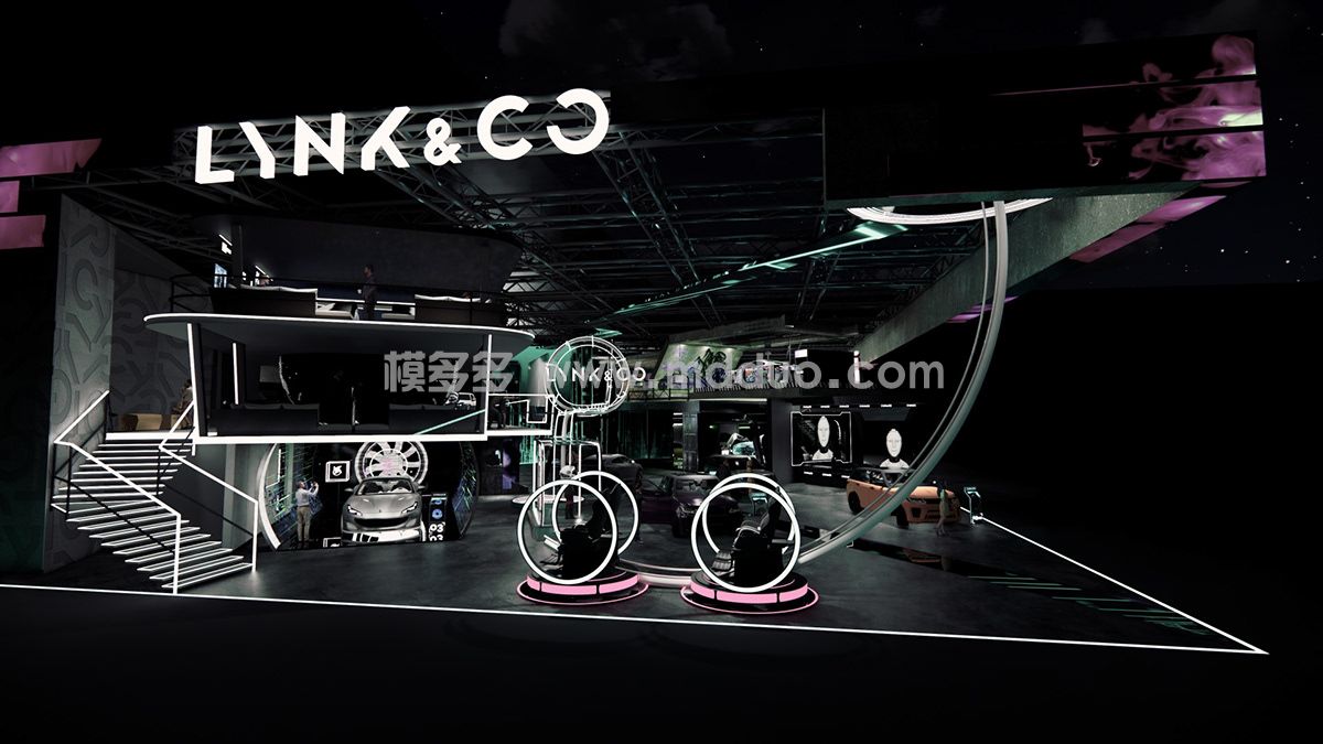 LYNK&CO汽车展台设计(图5)