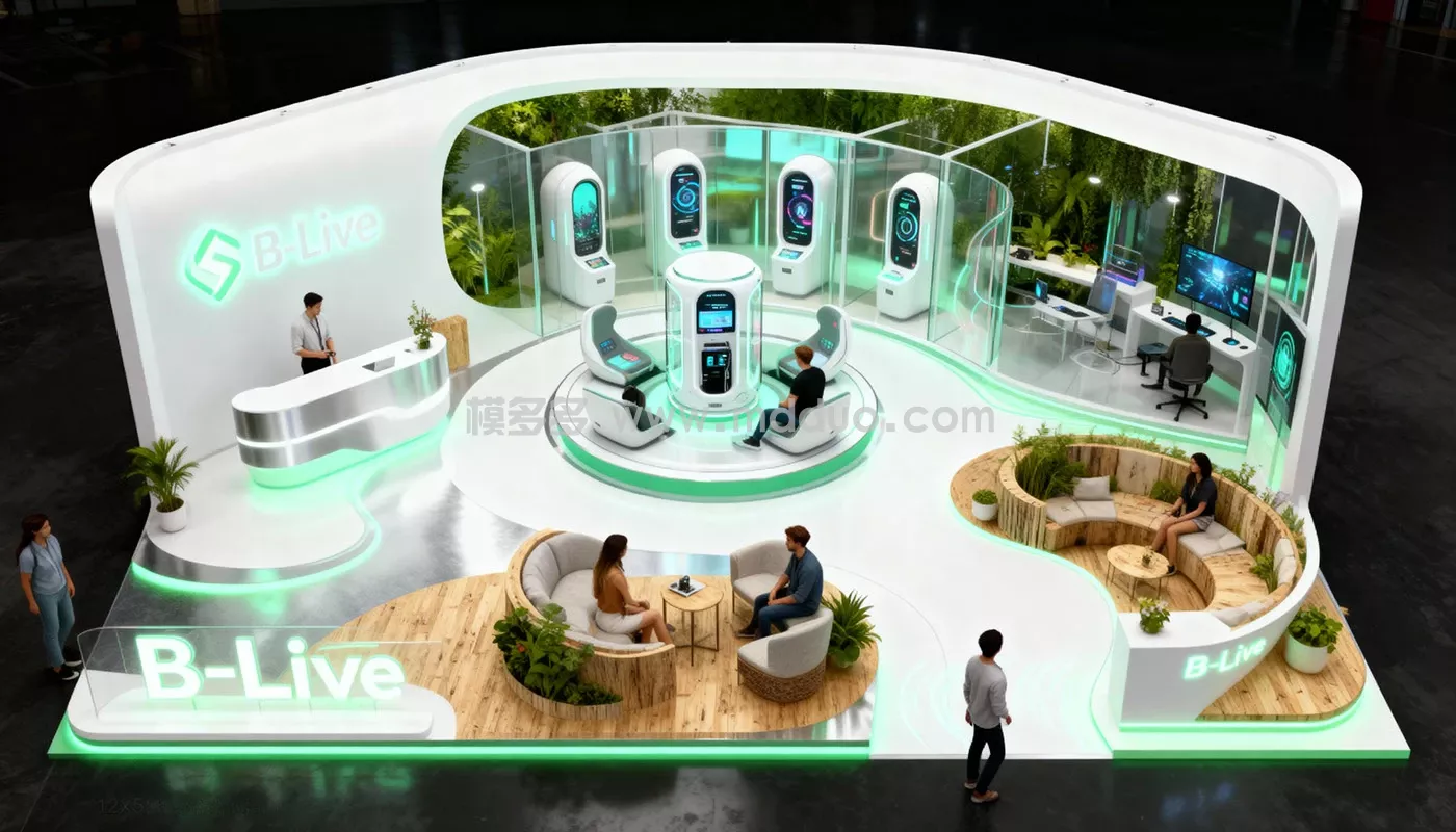 B-Live Global Infrastructure Expo Booth AI(图3)