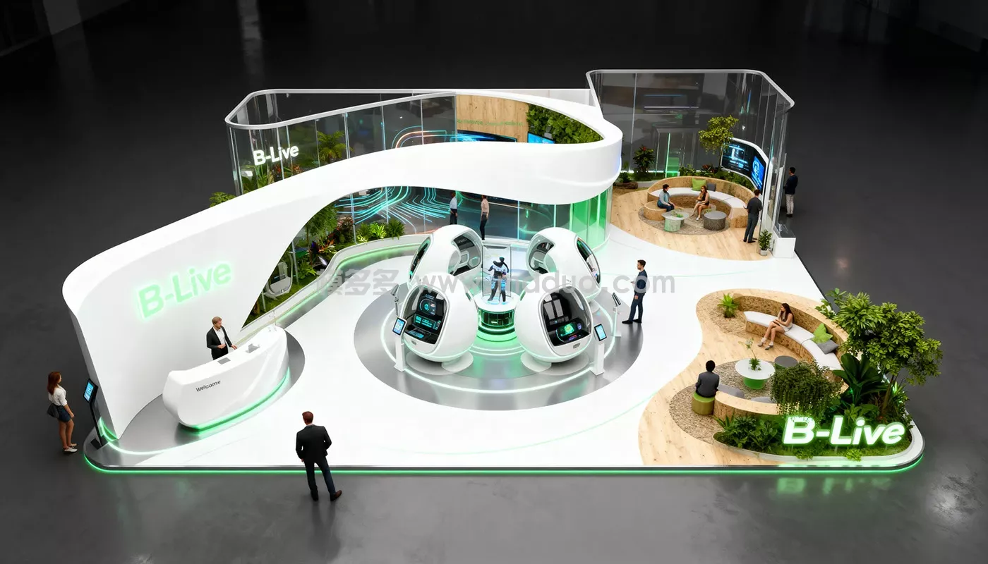 B-Live Global Infrastructure Expo Booth AI(图4)