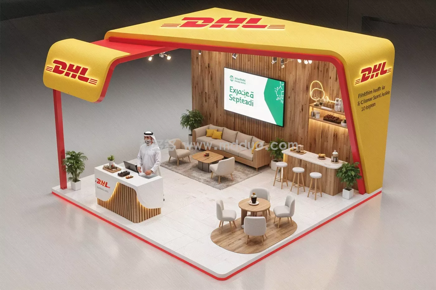 DHL Booth Saudi Arabia Expo AI(图4)
