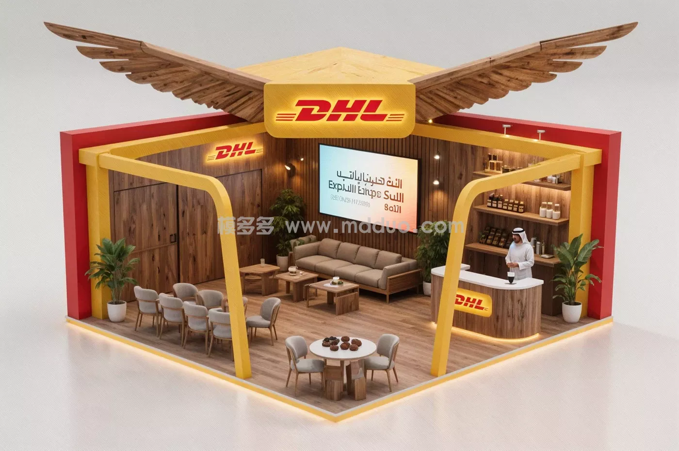 DHL Booth Saudi Arabia Expo AI(图5)