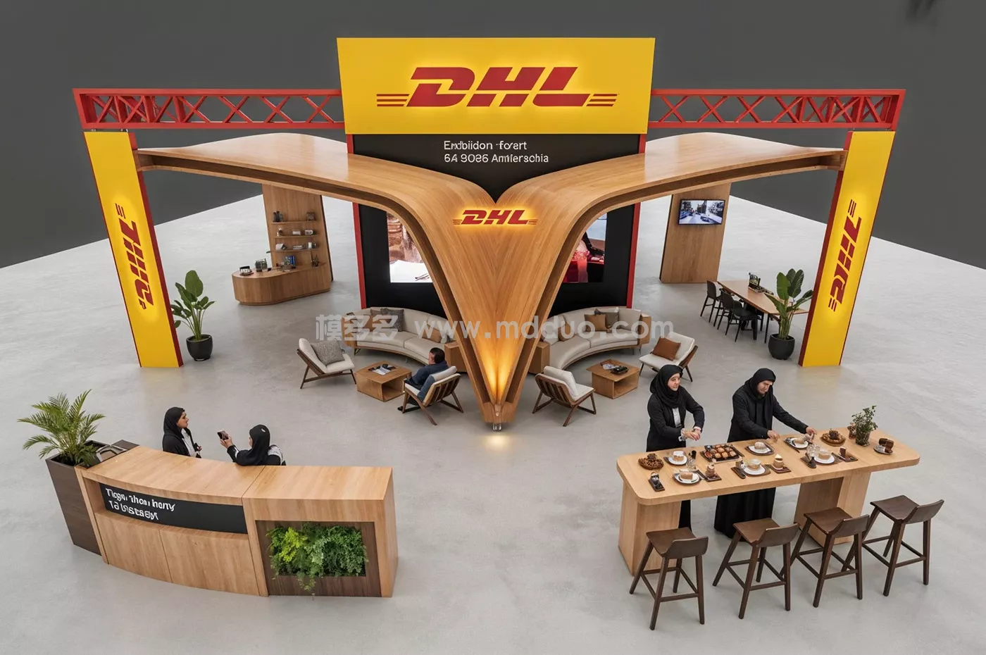 DHL Booth Saudi Arabia Expo AI(图6)