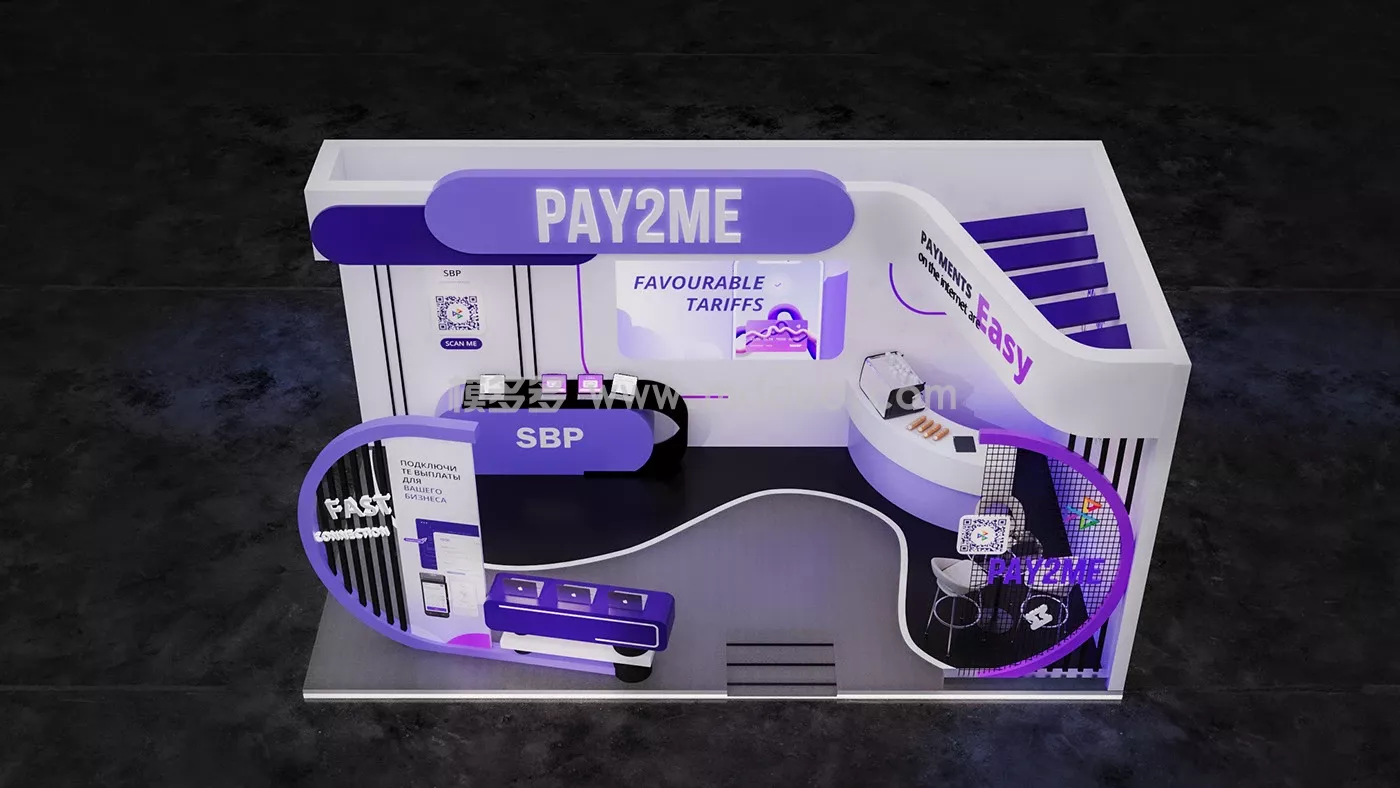 PAY2ME Stand __ Behance(图6)