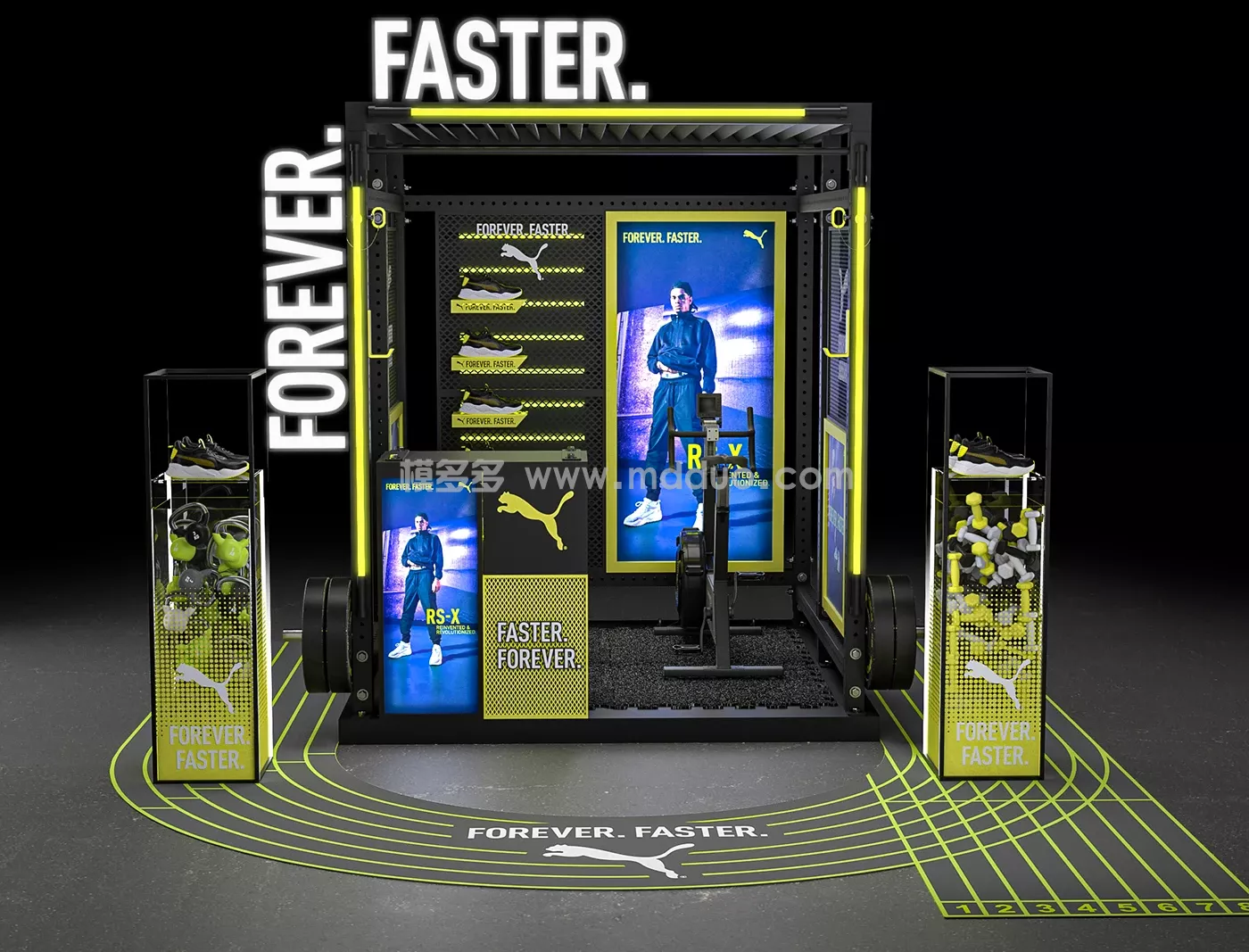 Puma Activation Stand design 