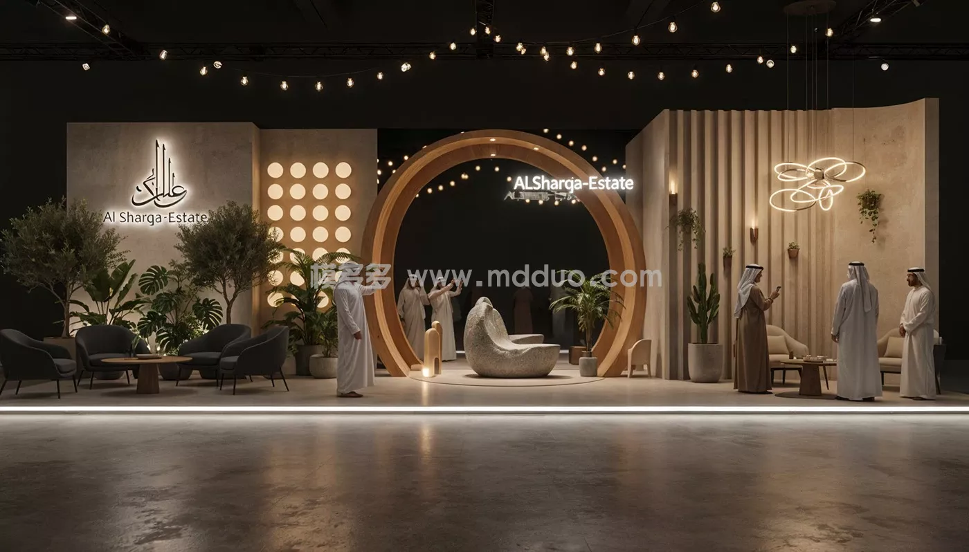 Al-Sharqa Estate Booth Ai Concept(图1)