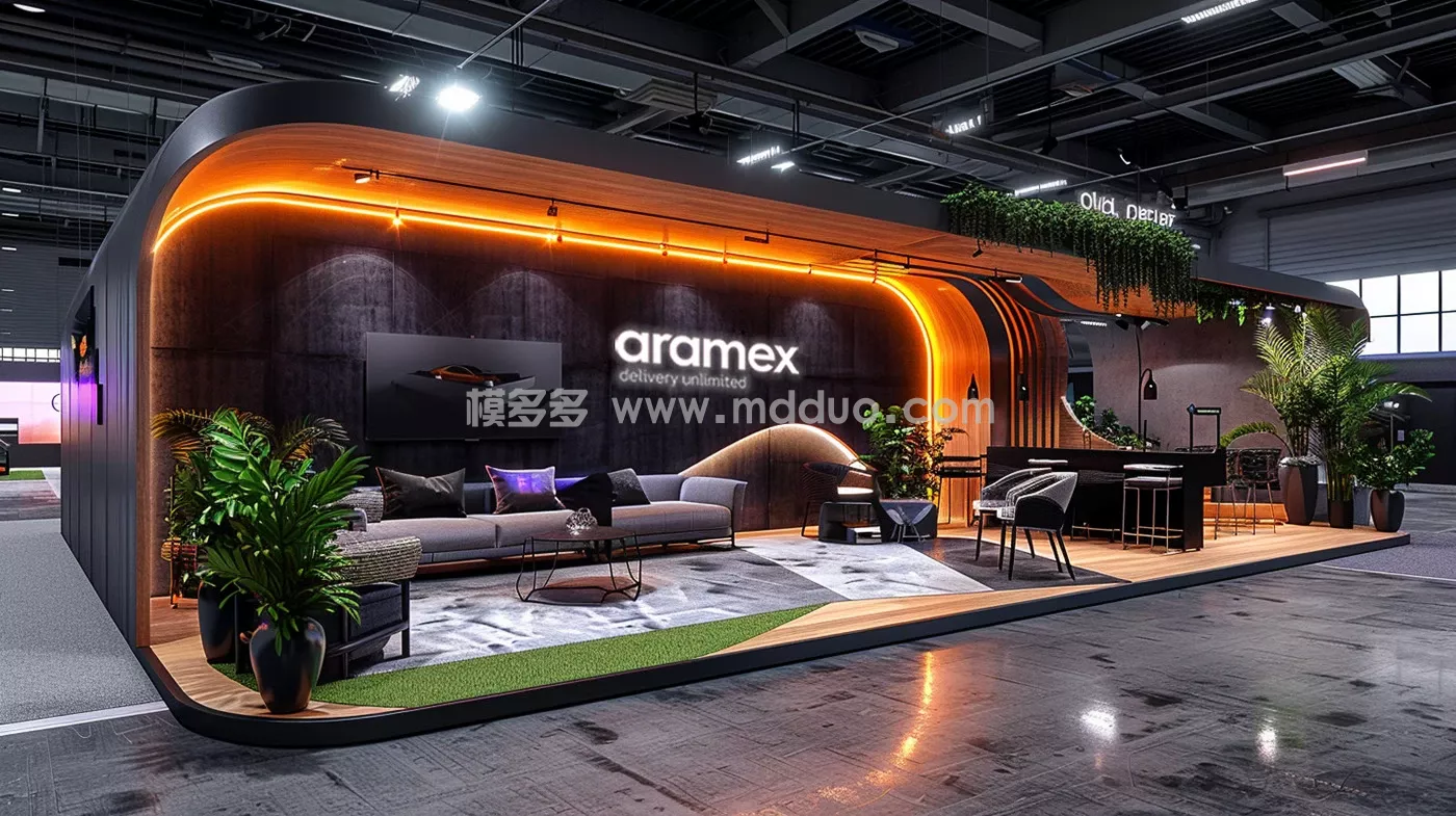 Aramex expo booth concept(图4)