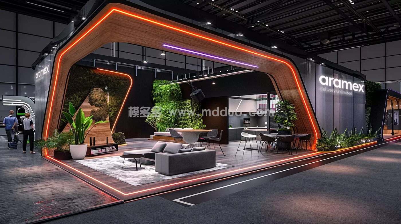 Aramex expo booth concept(图3)