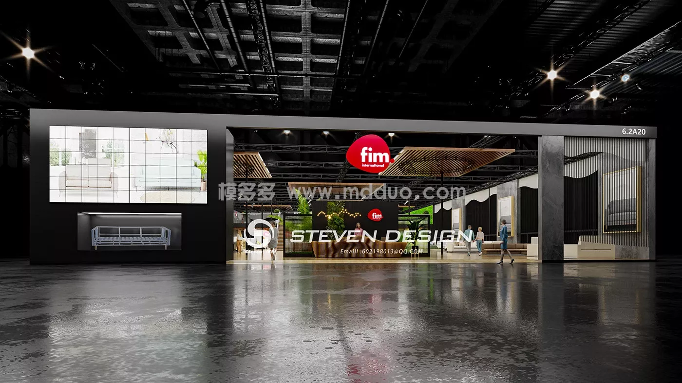 CIFF 家具展FIM展台设计(图1)