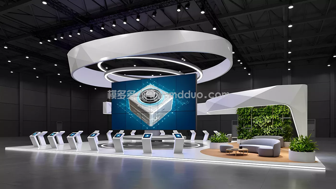 Gltex booth concept(图2)