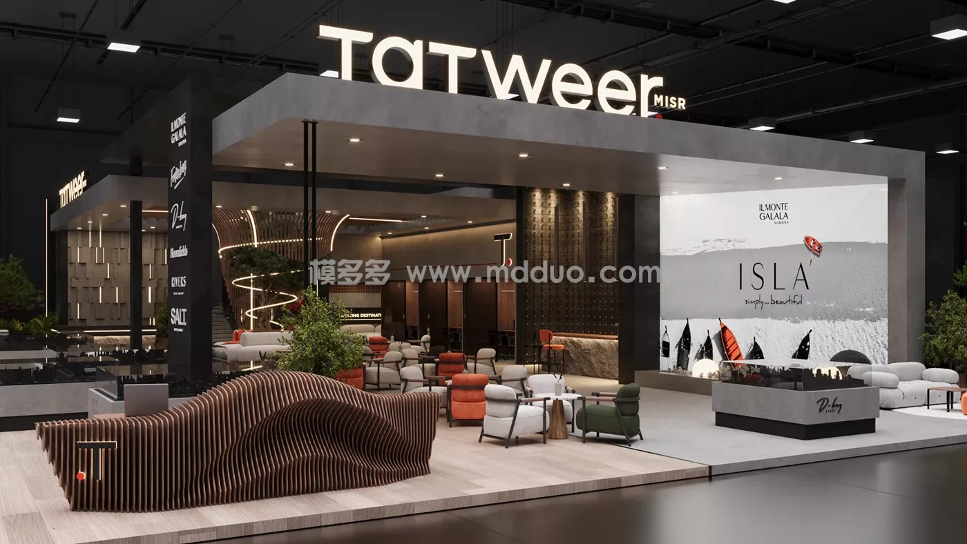 Tatweer Misr booth design proposal - cityscape 2025 (图4)