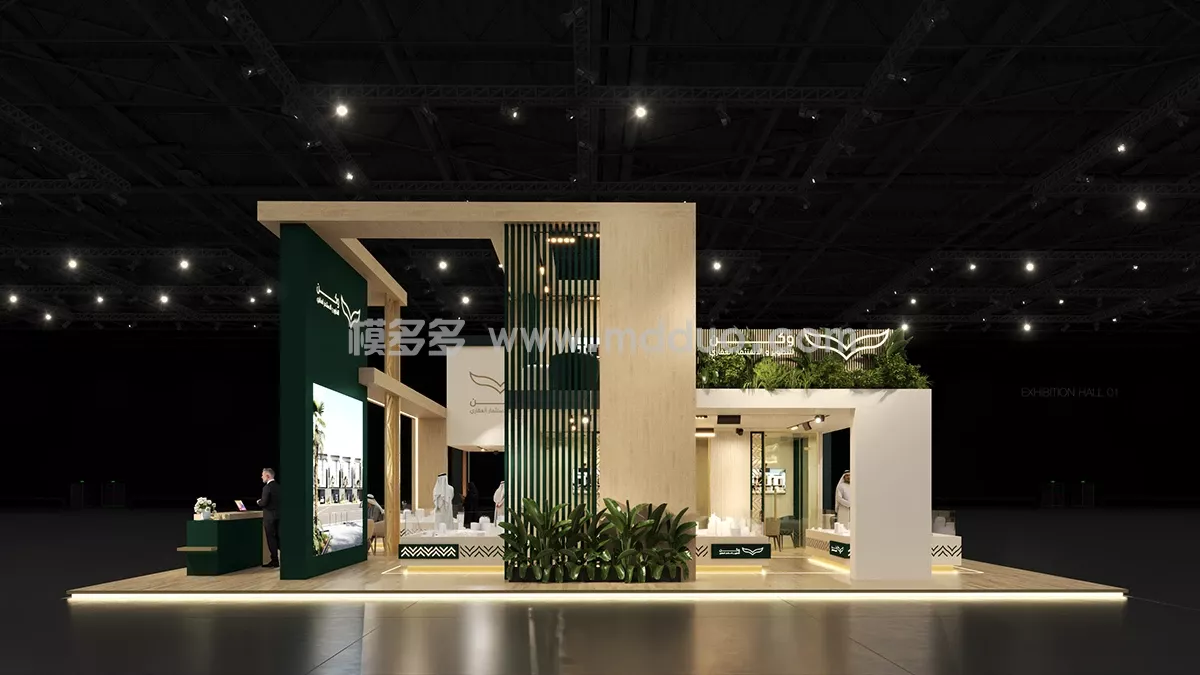 Wakan & Maheer_Cityscape Global Exhibition Booth Design(图3)