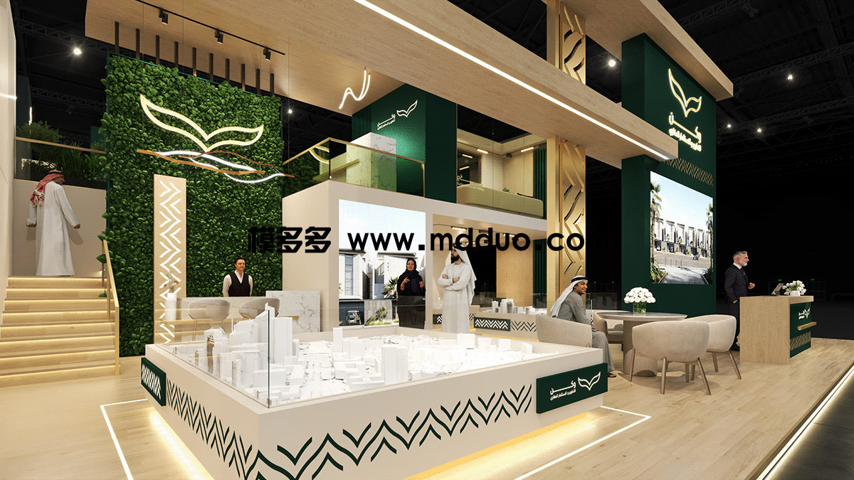 Wakan & Maheer_Cityscape Global Exhibition Booth Design(图9)