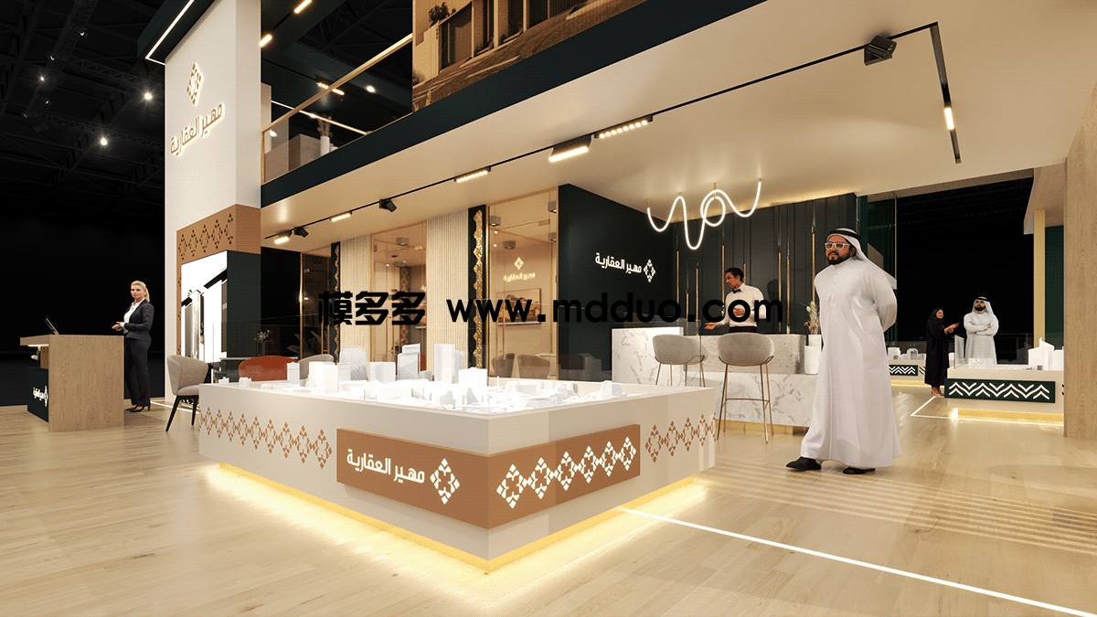 Wakan & Maheer_Cityscape Global Exhibition Booth Design(图16)