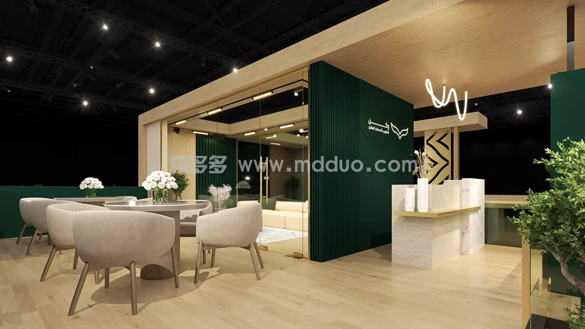 Wakan & Maheer_Cityscape Global Exhibition Booth Design(图19)