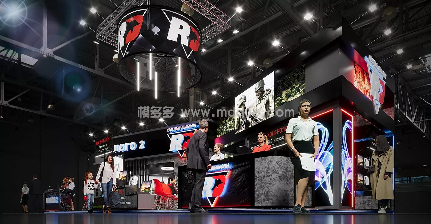 ВЫСТАВОЧНЫЙ СТЕНД _ EXHIBITION STAND _ BOOTH(图1)