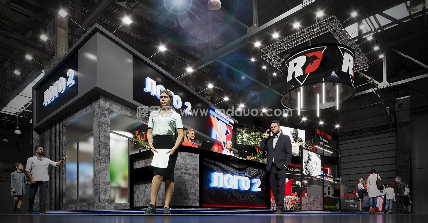 ВЫСТАВОЧНЫЙ СТЕНД _ EXHIBITION STAND _ BOOTH(图2)