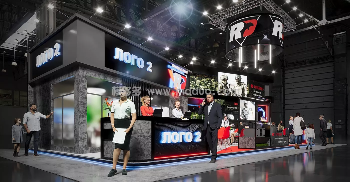 ВЫСТАВОЧНЫЙ СТЕНД _ EXHIBITION STAND _ BOOTH(图4)