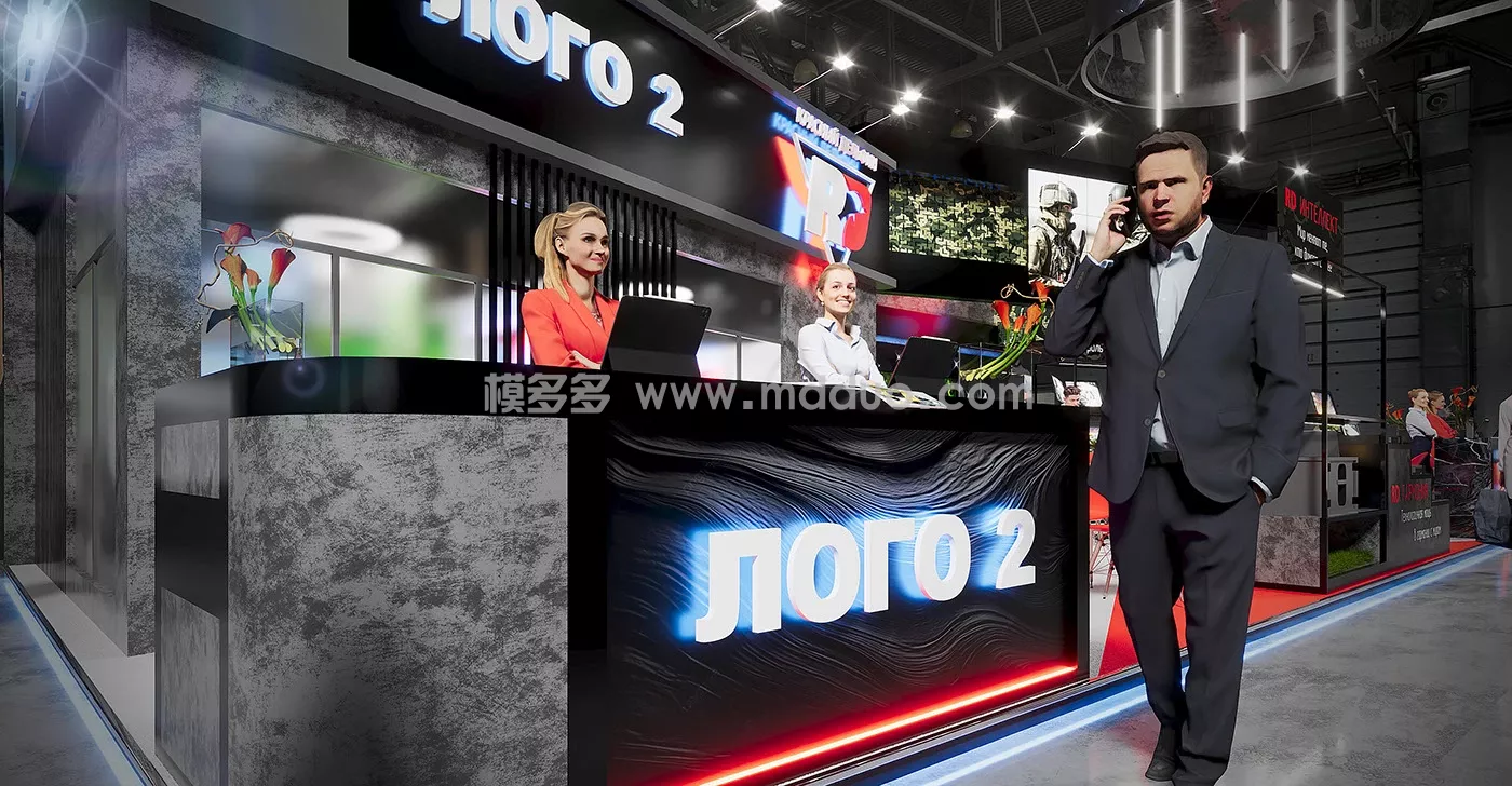 ВЫСТАВОЧНЫЙ СТЕНД _ EXHIBITION STAND _ BOOTH(图8)