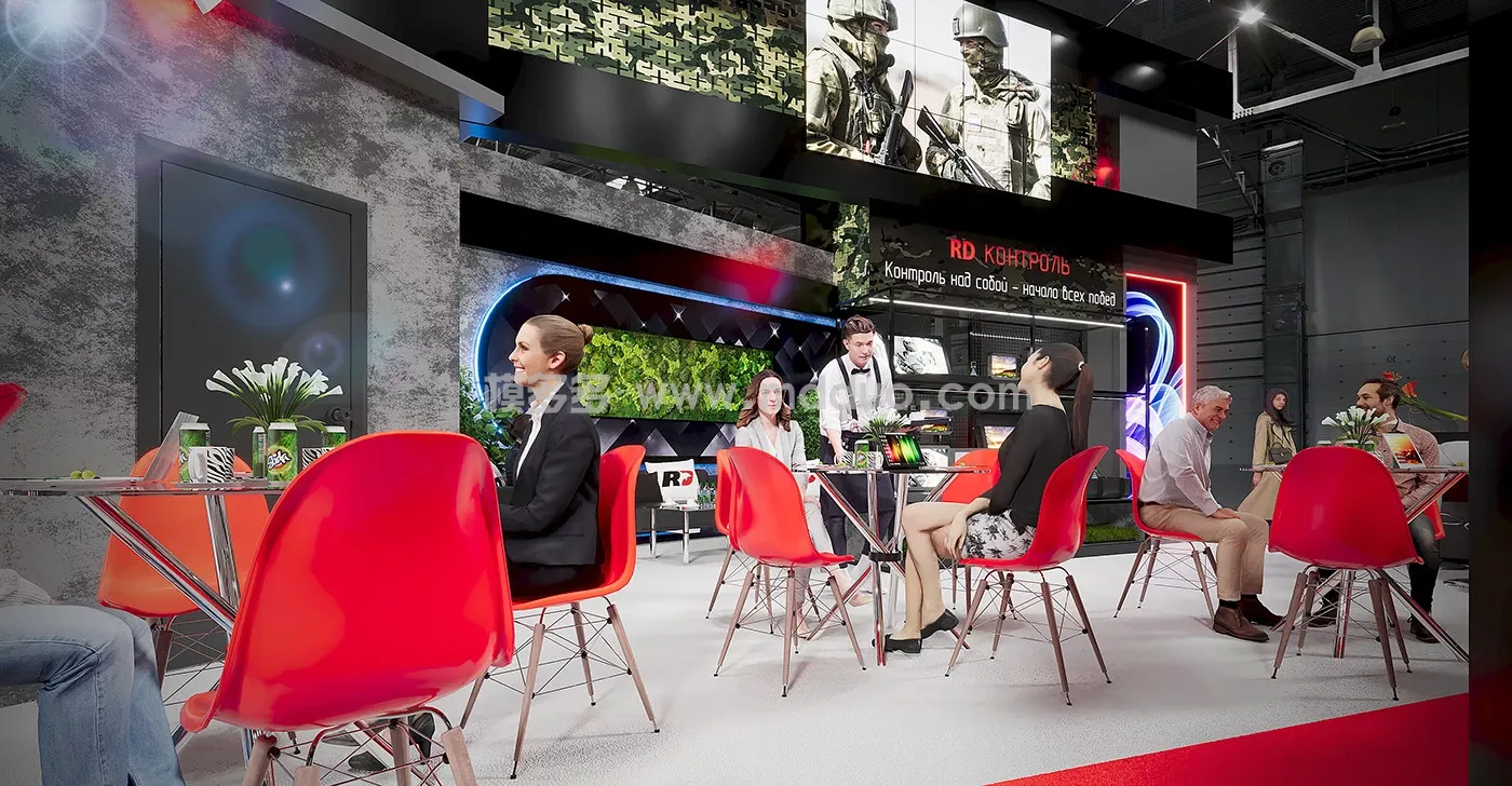 ВЫСТАВОЧНЫЙ СТЕНД _ EXHIBITION STAND _ BOOTH(图10)