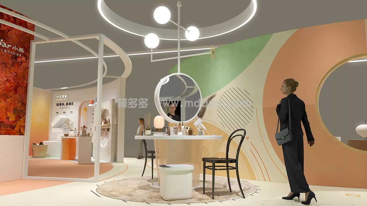 小熊电器2023AWE主题展台设计 (图12)