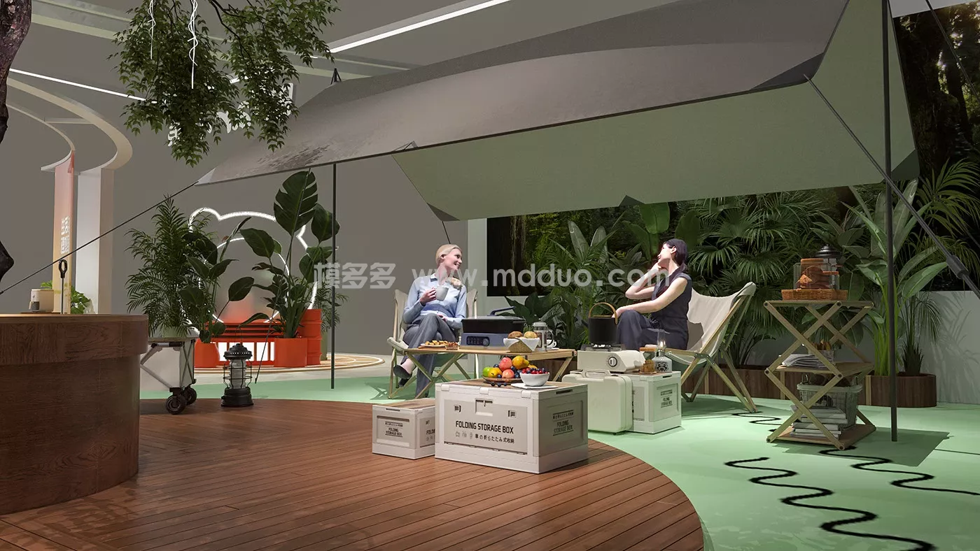 小熊电器2023AWE主题展台设计 (图13)