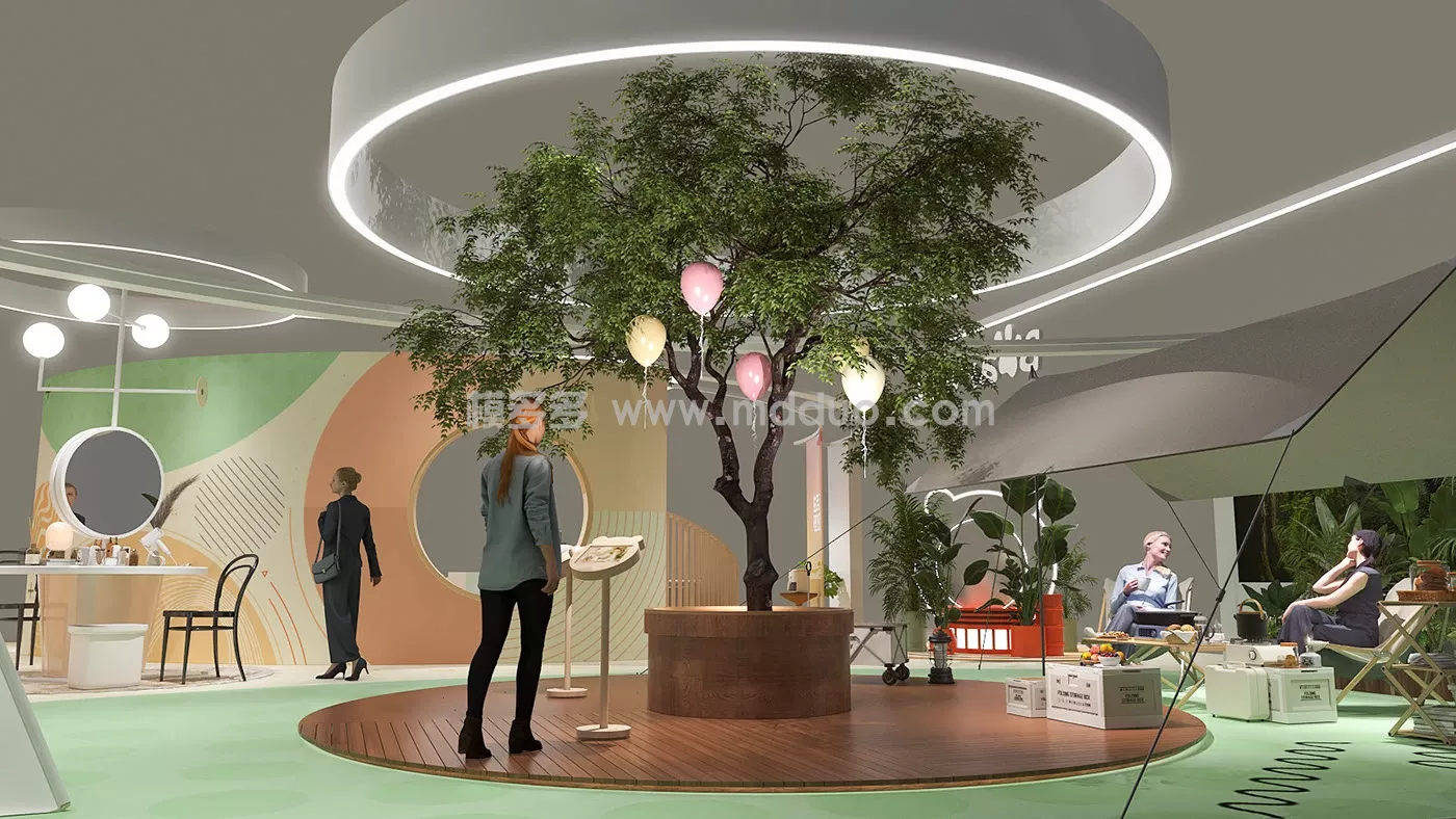 小熊电器2023AWE主题展台设计 (图18)